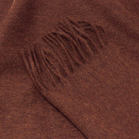 Merino Lambswool Scarf [Dark Rust] Hats, Scarves & Gloves [Accessories] Abraham Moon    Deadstock General Store, Manchester