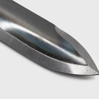 Niwaki Hori Hori Japanese steel gardening trowel blade close up – BindleStore. (Deadstock General Store, Manchester)