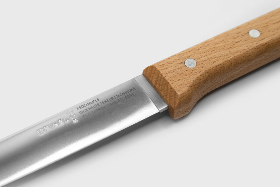 Opinel Parallèle Carving Knife No. 120 close up – BindleStore. (Deadstock General Store, Manchester)