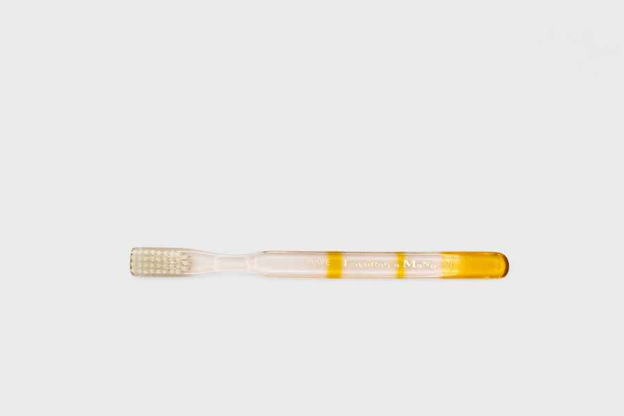 Paris Toothbrush Bathroom Accessories [Beauty & Grooming] Piave Yellow   Deadstock General Store, Manchester