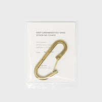 Raff Brass Carabiner Everyday Carry [Accessories] CANDY DESIGN & WORKS    Deadstock General Store, Manchester