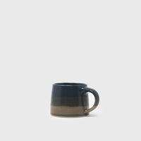 S.C.S. Porcelain Mug [110ml] Mugs & Cups [Kitchen & Dining] KINTO Black / Brown   Deadstock General Store, Manchester