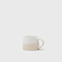 S.C.S. Porcelain Mug [110ml] Mugs & Cups [Kitchen & Dining] KINTO White / Pink Beige   Deadstock General Store, Manchester