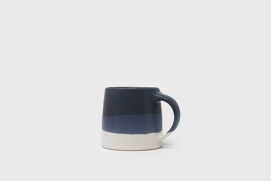 S.C.S. Porcelain Mug [320ml] Mugs & Cups [Kitchen & Dining] KINTO Navy / White   Deadstock General Store, Manchester