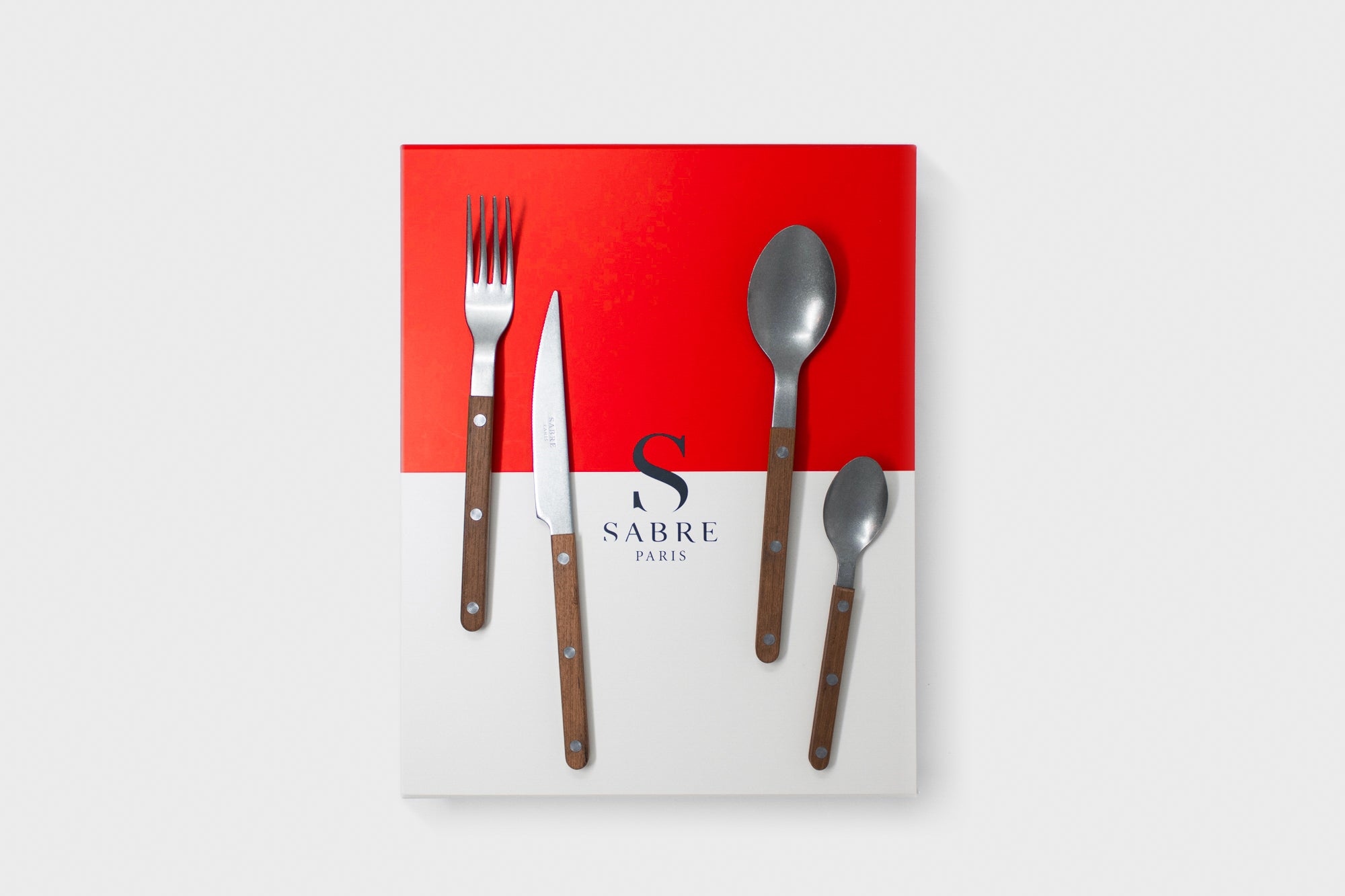 Bistrot Cutlery 24-Piece Set [Teak] Tableware [Kitchen & Dining] Sabre Paris    Deadstock General Store, Manchester