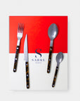 Bistrot Cutlery 24-Piece Set [Tortoise] Tableware [Kitchen & Dining] Sabre Paris    Deadstock General Store, Manchester