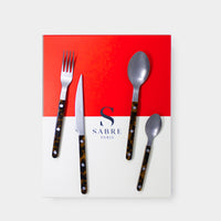 Bistrot Cutlery 24-Piece Set [Tortoise] Tableware [Kitchen & Dining] Sabre Paris    Deadstock General Store, Manchester