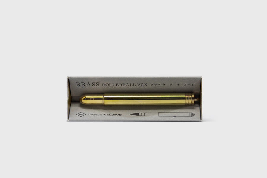 Traveler's Company Brass Rollerball Pen box - BindleStore.