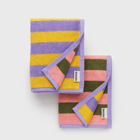 Hand Towels [Sunset Quilt Stripe] Bathroom Accessories [Beauty & Grooming] BAGGU    Deadstock General Store, Manchester