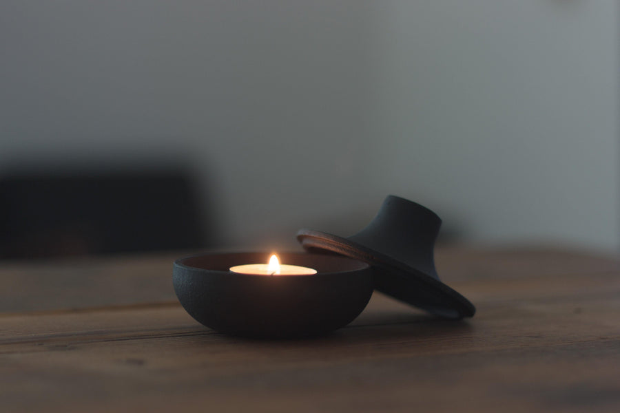 Cast Iron Candle & Incense Holder - Bindlestore