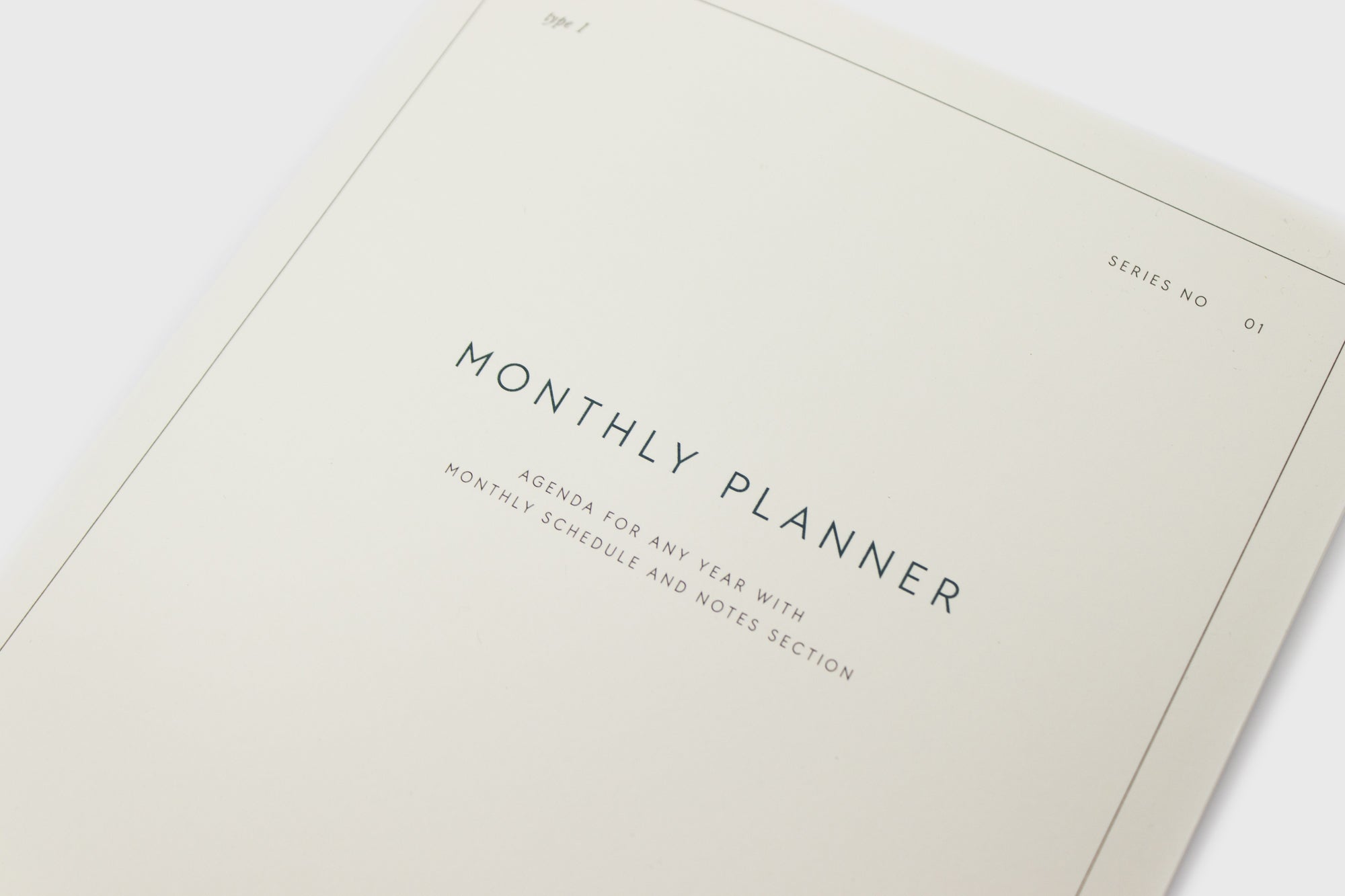 Monthly Planner Notebook Notebooks &amp; Paper [Office &amp; Stationery] Kartotek    Deadstock General Store, Manchester