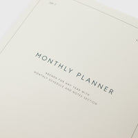 Monthly Planner Notebook Notebooks & Paper [Office & Stationery] Kartotek    Deadstock General Store, Manchester
