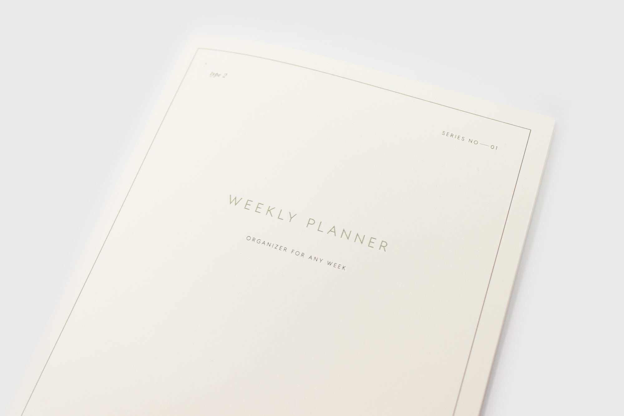 Weekly Planner Notebook Notebooks & Paper [Office & Stationery] Kartotek    Deadstock General Store, Manchester