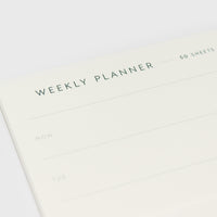 Kartotek weekly planner pad close up - BindleStore.