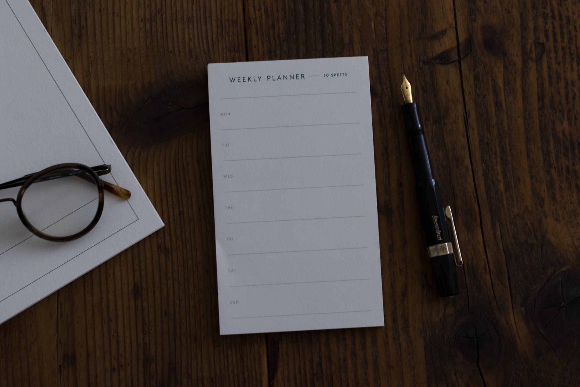 Weekly Planner Pad Notebooks &amp; Paper [Office &amp; Stationery] Kartotek    Deadstock General Store, Manchester