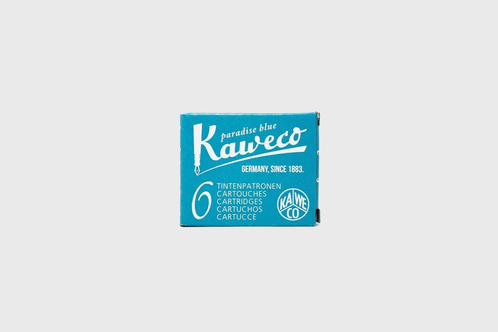 Fountain Pen Ink Cartridges Stationery [Office &amp; Stationery] Kaweco Paradise Blue   Deadstock General Store, Manchester