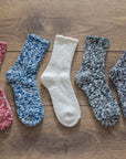 Cotton Hemp Socks [Red] Socks & Slippers [Accessories] Mauna Kea    Deadstock General Store, Manchester