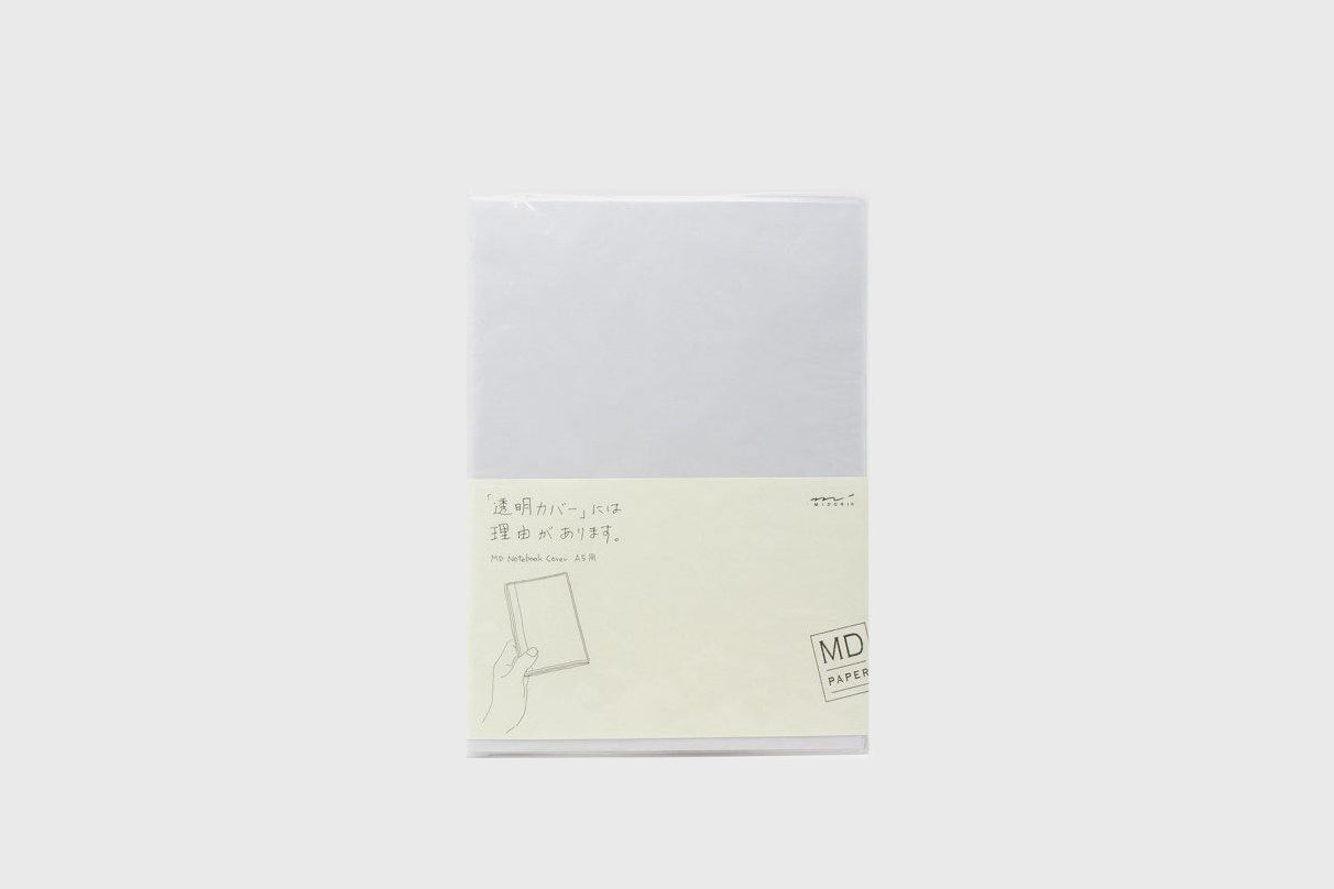 MD Notebook Clear Cover [A5] Notebooks &amp; Paper [Office &amp; Stationery] MD Paper    Deadstock General Store, Manchester