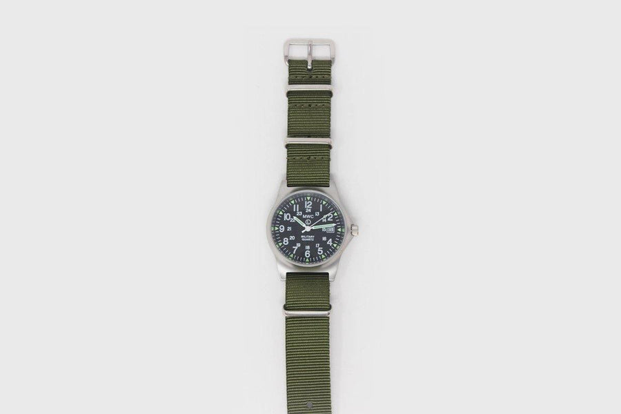 G10A Infantry Watch [Steel / Olive Drab] Watches & Clocks [Accessories] M.W.C.    Deadstock General Store, Manchester