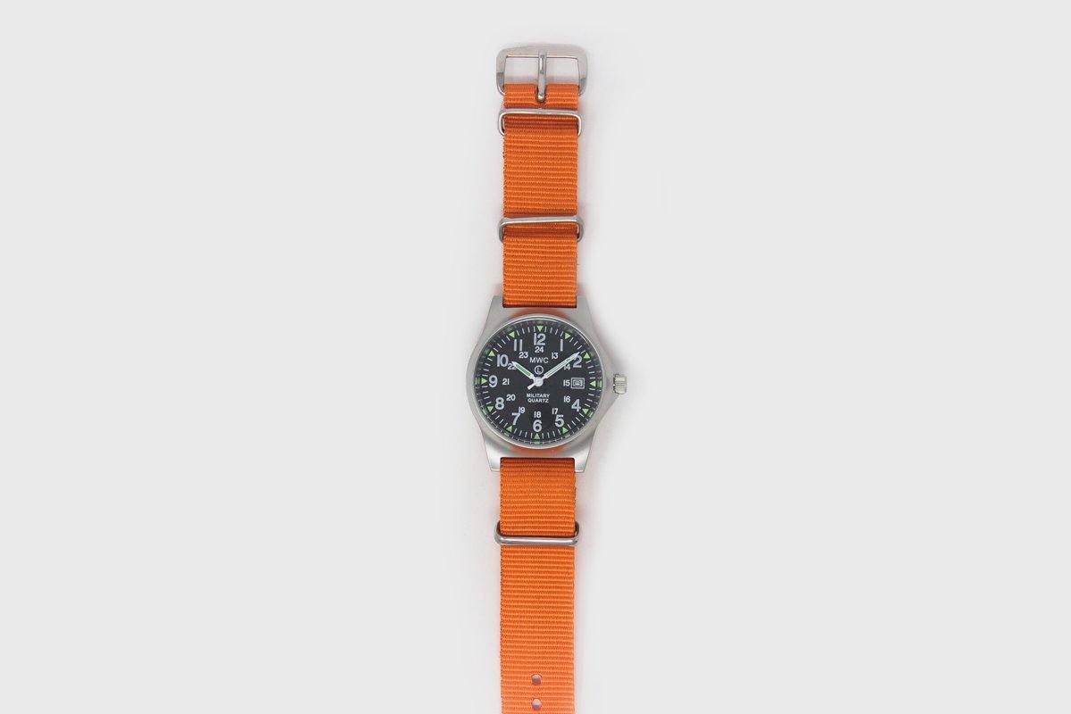 G10A Infantry Watch [Steel / Orange SAR] Watches & Clocks [Accessories] M.W.C.    Deadstock General Store, Manchester