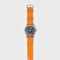U.S. 1960s Pattern Automatic Watch [Steel / Orange] Watches & Clocks [Accessories] M.W.C.    Deadstock General Store, Manchester