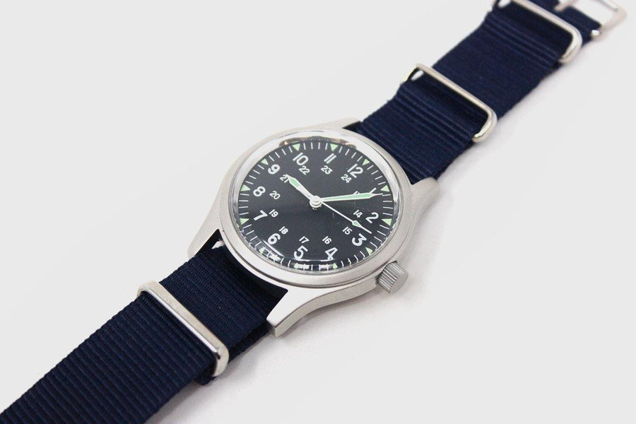 U.S. 1960s Pattern Automatic Watch [Steel / Orange]