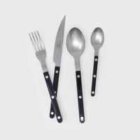 Bistrot Cutlery 24-Piece Set [Black] Tableware [Kitchen & Dining] Sabre Paris    Deadstock General Store, Manchester