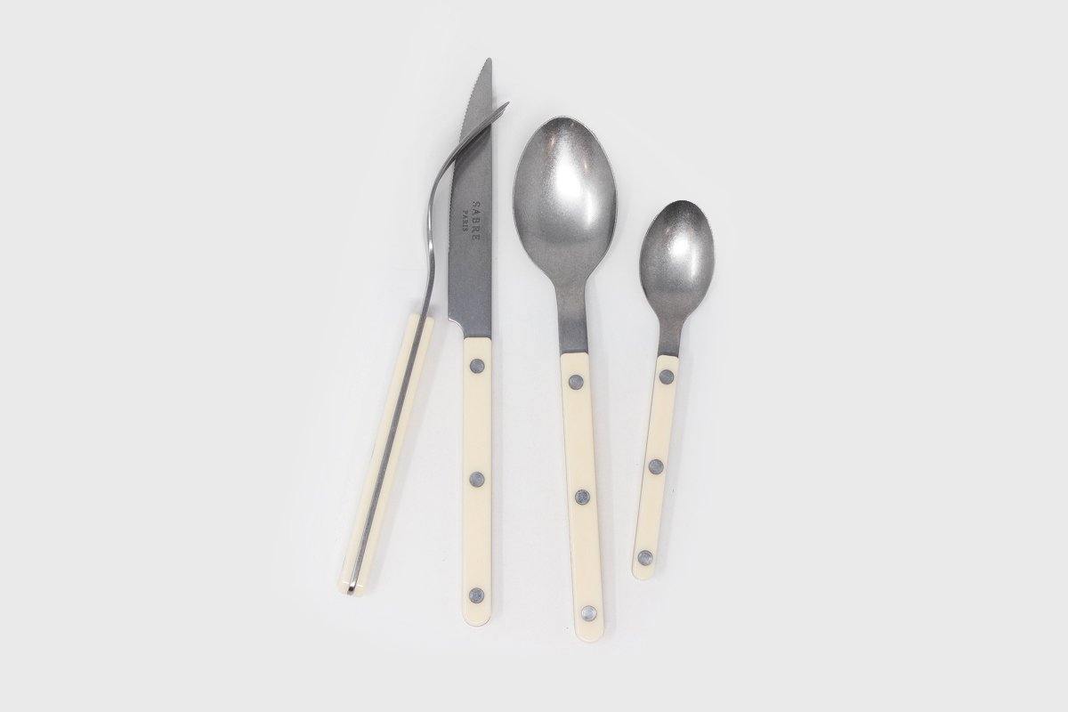Bistrot Cutlery 24-Piece Set [Ivory] Tableware [Kitchen &amp; Dining] Sabre Paris    Deadstock General Store, Manchester