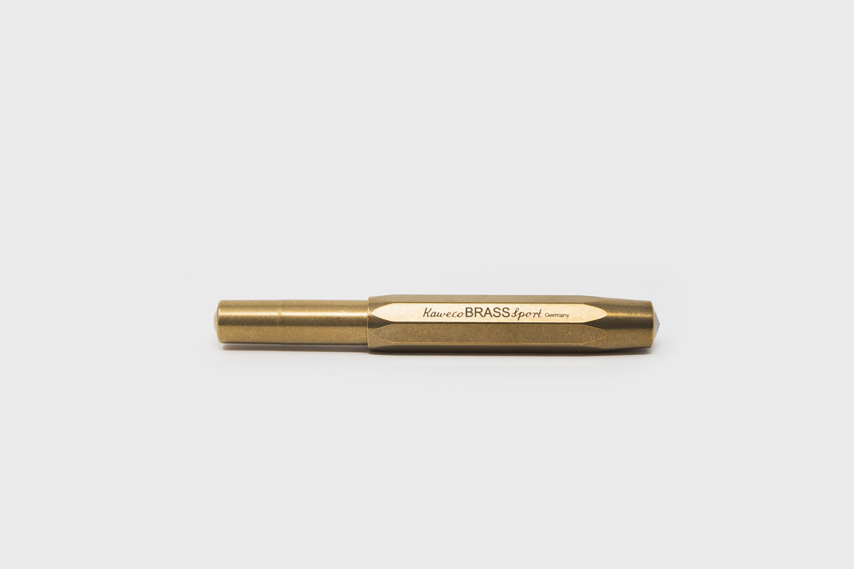 Sport Fountain Pen [Brass] Pens & Pencils [Office & Stationery] Kaweco    Deadstock General Store, Manchester