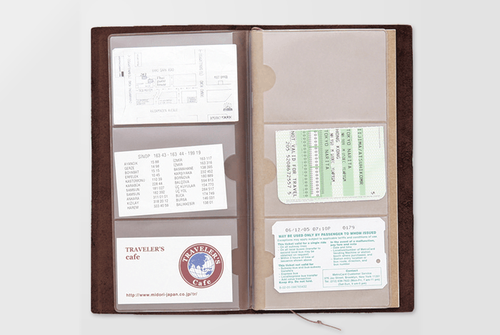 Traveler's Notebook Insert [007 Card File] Stationery [Office & Stationery] Traveler's Company    Deadstock General Store, Manchester